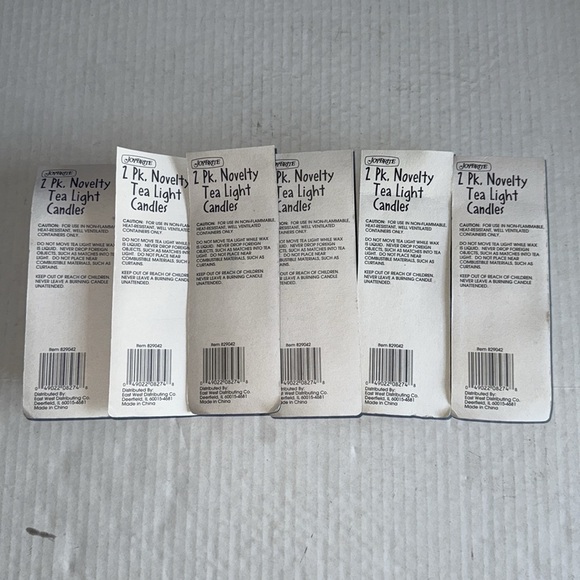 NEW Vintage JoyBrite Novelty Tea Light Candles - Picture 6 of 6